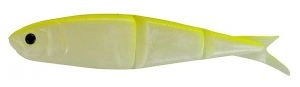 Gumená nástraha Soft 4Play Fluo Yellow Glow 8cm